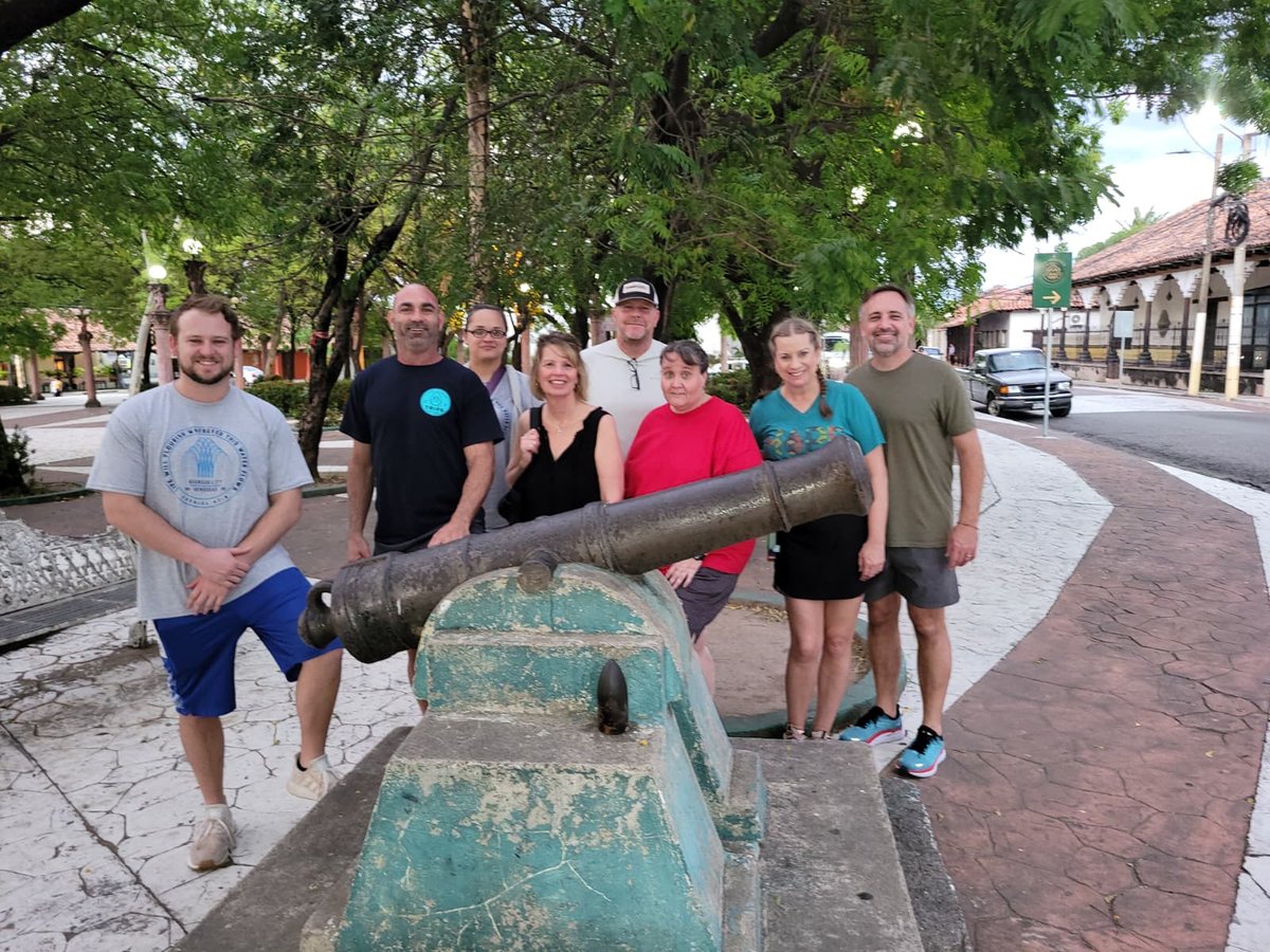 Group on mission trip